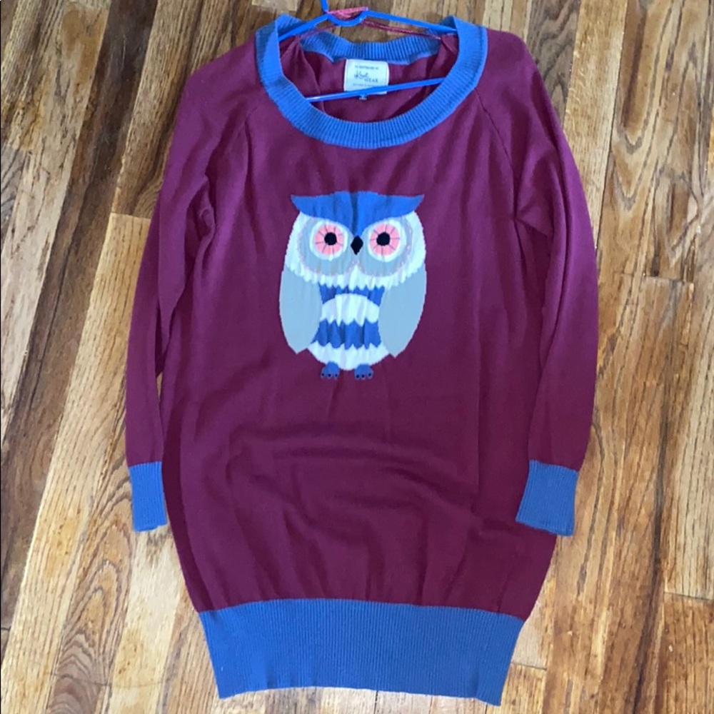 Cotton On tunic long sleeve owl sweater